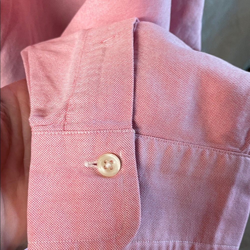 Ralph Lauren Polo Classic Pink Button-Down Shirt for Men - Picture 4 of 7